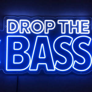 Drop The Bass Neon Sign Drop The Bass Neon Sign LED neon sign Australia