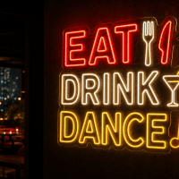 Eat Drink Dance Neon Sign - LED Neon Sign Australia