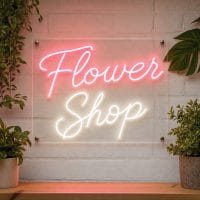 Flower Shop Neon Sign