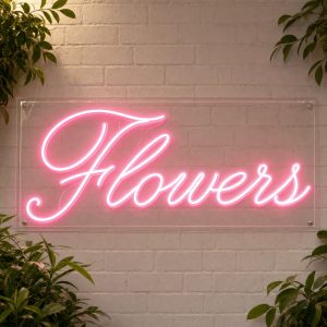 Flowers Neon Sign