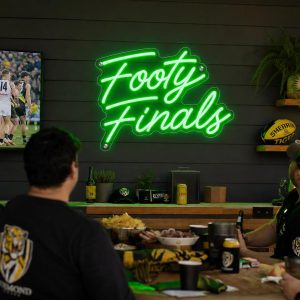 Footy Finals Neon Sign Australia custom LED sign for AFL NRL grand final party