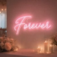 Forever wedding neon sign custom LED neon light for wedding backdrop Sydney Australia