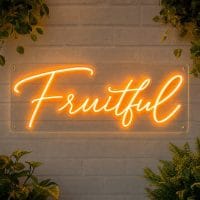 Fruitful Neon Sign