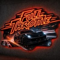 Full Throttle LED Neon Sign