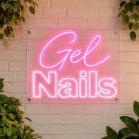 Gel Nails Neon Sign