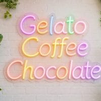 Gelato Coffee Chocolate LED Neon Sign Australia