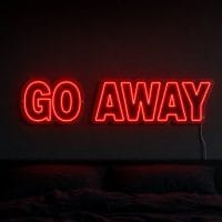 go-away-led-neon-sign Go Away LED Neon Sign Australia