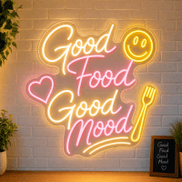 Good Food Good Mood Neon Sign - LED Neon Sign