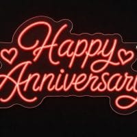 Happy Anniversary Neon Sign LED neon sign Australia
