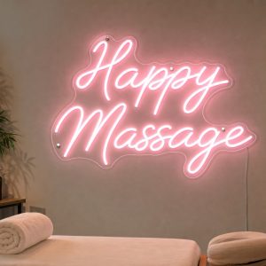 Happy Massage LED Neon Sign Australia