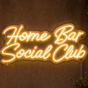 Home Bar Social Club Neon Sign