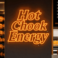 Hot Chook Energy Neon Sign - Australian LED Neon Sign