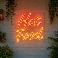 Hot Food Neon Sign