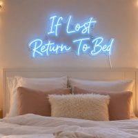 if-lost-return-to-bed-led-neon-sign If Lost Return to Bed LED Neon Sign Australia