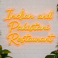 Indian and Pakistani Restaurant LED Neon Sign Australia
