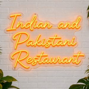 Indian and Pakistani Restaurant LED Neon Sign Australia