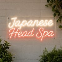 Japanese Head Spa Neon Sign