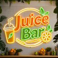 Juice Bar Neon Sign - LED Neon Sign