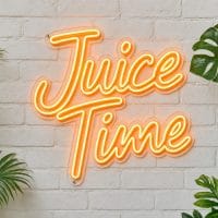 Juice Time LED Neon Sign Australia