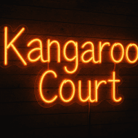Kangaroo Court Neon Sign - Australian LED Neon Sign