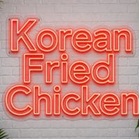Korean Fried Chicken LED Neon Sign Australia