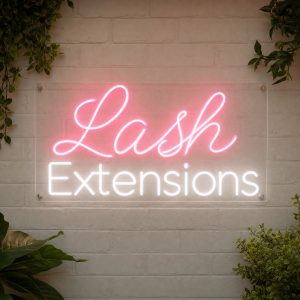 Lash Extensions Neon Sign