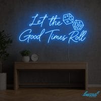 Let the Good Times Roll wedding neon sign custom LED neon light for wedding backdrop Sydney Australia