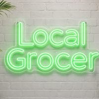 Local Grocer LED Neon Sign Australia