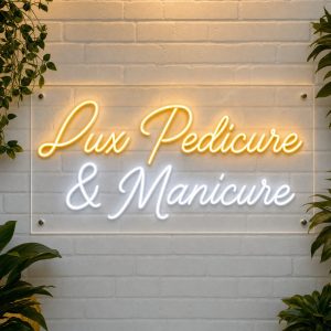 Lux Pedicure & Manicure Neon Sign