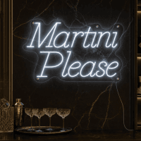 Martini Please Neon Sign