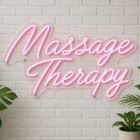 Massage Therapy LED Neon Sign Australia