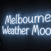 Melbourne Weather Mood Neon Sign - Australian LED Neon Sign