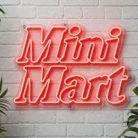 Mini Mart LED Neon Sign Australia