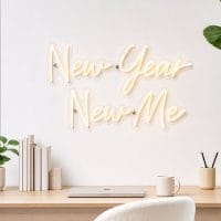 New Year New Me Neon Sign