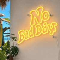 No Bad Days Neon Sign