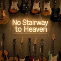 No Stairway to Heaven LED Neon Sign No Stairway to Heaven LED Neon Sign Australia