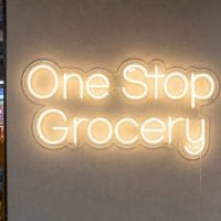 One Stop Grocery LED Neon Sign Australia