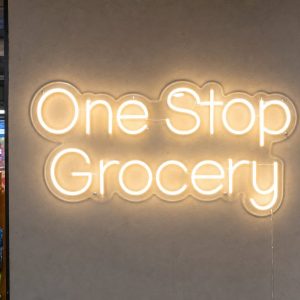 One Stop Grocery LED Neon Sign Australia