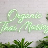 Organic Thai Massage LED Neon Sign Australia