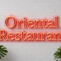 Oriental Restaurant LED Neon Sign Australia