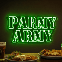 Parmy Army Neon Sign - Australian LED Neon Sign