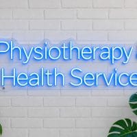 Physiotherapy & Health Services LED Neon Sign Australia