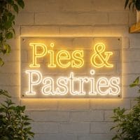 Pies & Pastries Neon Sign