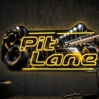 Pit Lane LED Neon Sign