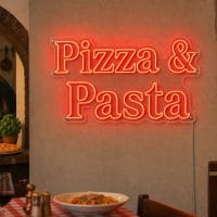 Pizza and Pasta LED Neon Sign Pizza and Pasta LED Neon Sign Australia