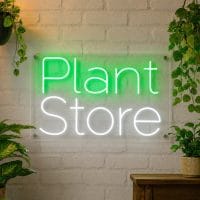 Plant Store Neon Sign