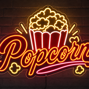 Popcorn Neon Sign - LED Neon Sign