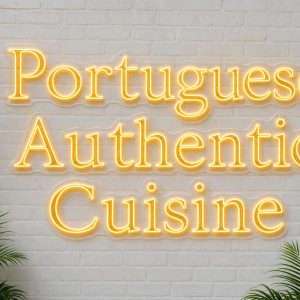 Portuguese Authentic Cuisine LED Neon Sign Australia