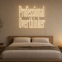 professional-overthinker-led-neon-sign Professional Overthinker LED Neon Sign Australia