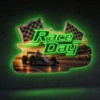 Race Day LED Neon Sign